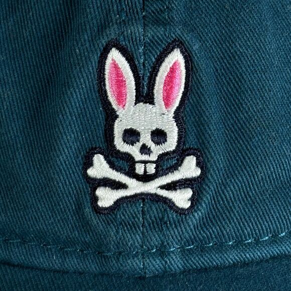 Psycho Bunny Navy Blue Baseball Cap Men's Adjustable Hat NWT Low Profile O/S - Picture 3 of 12